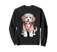 I Love Dad Cockapoo Lover Doodle Dog Dad Sweatshirt