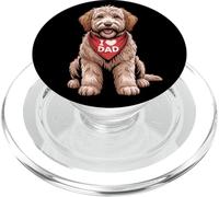 I Love Dad Goldendoodle Lover Dog Father's Day PopSockets PopGrip for MagSafe