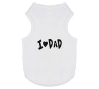 'I Love Dad' Pet Dog/Cat T-Shirt (PT00056441)
