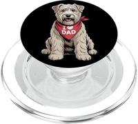 I Love Dad Wheaten Terrier Lover Dog Father's Day PopSockets PopGrip for MagSafe