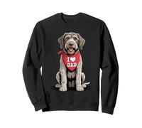 I Love Dad Wirehaired Pointing Griffon Lover Dog Fathers Day Sweatshirt
