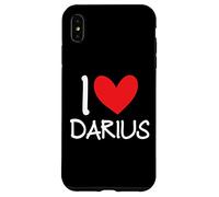 I Love Darius Name Personalized Men Guy BFF Friend Heart Case for iPhone XS Max