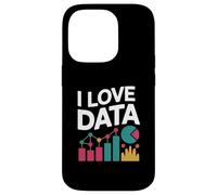 I Love Data Analytics Graphs Charts Case for iPhone 14 Pro