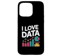 I Love Data Analytics Graphs Charts Case for iPhone 15 Pro Max
