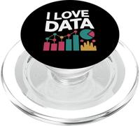 I Love Data Analytics Graphs Charts PopSockets PopGrip for MagSafe