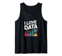 I Love Data Analytics Graphs Charts Tank Top