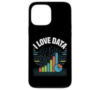I Love Data Analytics Graphs Tech Enthusiast Case for iPhone 13 Pro Max