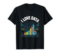 I Love Data Analytics Graphs Tech Enthusiast T-Shirt