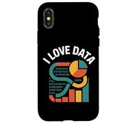 I Love Data Binary Chart Enthusiast Case for iPhone X/XS