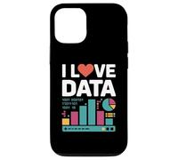 I Love Data Binary Charts Graphs Case for iPhone 12/12 Pro
