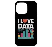I Love Data Binary Charts Graphs Case for iPhone 14 Pro Max