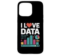 I Love Data Binary Charts Graphs Case for iPhone 15 Pro Max