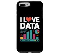 I Love Data Binary Charts Graphs Case for iPhone 7 Plus/8 Plus