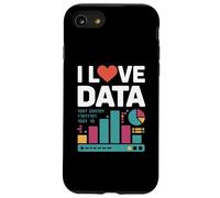 I Love Data Binary Charts Graphs Case for iPhone SE (2020) / 7/8