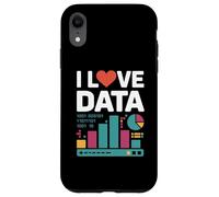 I Love Data Binary Charts Graphs Case for iPhone XR