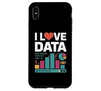I Love Data Binary Charts Graphs Case for iPhone XS Max