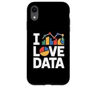 I Love Data Charts Graphs Enthusiast Case for iPhone XR