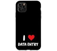 I Love Data Entry - Heart - Spreadsheets Reports Charts Case for iPhone 11 Pro Max