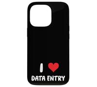 I Love Data Entry - Heart - Spreadsheets Reports Charts Case for iPhone 13 Pro