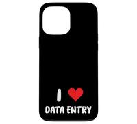 I Love Data Entry - Heart - Spreadsheets Reports Charts Case for iPhone 13 Pro Max