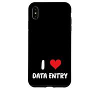 I Love Data Entry - Heart - Spreadsheets Reports Charts Case for iPhone XS Max