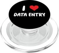 I Love Data Entry - Heart - Spreadsheets Reports Charts PopSockets PopGrip for MagSafe