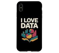 I Love Data Graphs Charts Enthusiast Case for iPhone XS Max