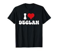 I Love Declan I Heart Declan Valentine's Day T-Shirt