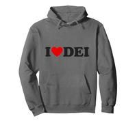 I Love DEI Human Rights Diversity Equity And Inclusion Pullover Hoodie