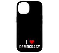 I Love Democracy - Heart - Distressed Democrats Republicans Case for iPhone 14