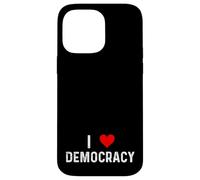 I Love Democracy - Heart - Distressed Democrats Republicans Case for iPhone 14 Pro Max
