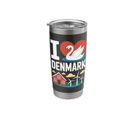 I Love Denmark Swan House Windmills Stainless Steel Insulated Tumbler