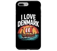I Love Denmark Viking Longship Sunset Case for iPhone 7 Plus/8 Plus