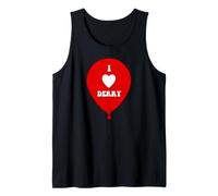 I Love Derry on Red Balloon. I Heart Derry, Maine Tank Top