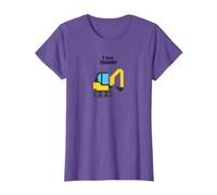I Love Diggers - Pixel Art JCB Excavator Gift T-Shirt