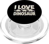 I Love Dinosaur Fun Jurassic Style PopSockets PopGrip for MagSafe