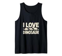 I Love Dinosaur Fun Jurassic Style Tank Top