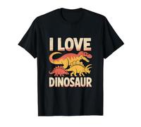 I Love Dinosaur Retro Graphic Value Graphic T-Shirt