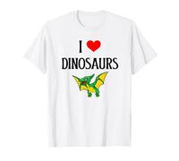 I Love Dinosaurs I Heart Dinosaurs Reptile Dinosaur Lover T-Shirt