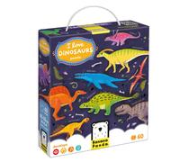 I Love Dinosaurs Puzzle 4+, 60 Pieces Learning Puzzle for Children 4+, Floor Puzzle Dinosaur