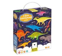 I Love Dinosaurs Puzzle 4+, 60 Pieces Learning Puzzle for Children 4+, Floor Puzzle Dinosaur