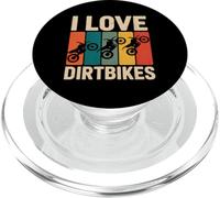 I Love Dirtbikes Bold Graphic Rider Fun PopSockets PopGrip for MagSafe