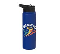 I Love Disc Golf Passionate Throwers Stainless Steel Insulated Water Bottle