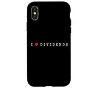 I Love Dividends Stock Exchange Trading Dividend Investor Case for iPhone X/XS