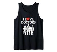 I Love Doctors Healthcare Heroes Tank Top