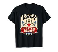 I Love Dog Rescue Adopt Foster Rescue for Men and Women Value Graphic T-Shirt
