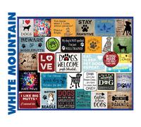 White Mountain Puzzles - I Love Dogs - 1000 Piece Jigsaw Puzzle for Adults & Kids - Fun Family Activity - 24"x30"