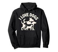 I Love Dogs Canine Companions Forever Pullover Hoodie