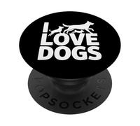 I Love Dogs Canine Lovers Unite PopSockets Adhesive PopGrip