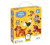 I Love Dogs Kids Floor Puzzle - Includes 40 Large Jigsaw Pieces with a Big Completed Size of 26” x 12.6” - for Ages 3 Years and up